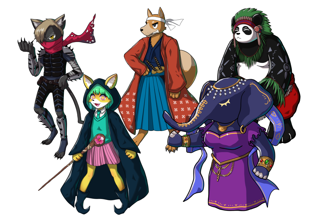 アニマーシャルアーツ　キャラ